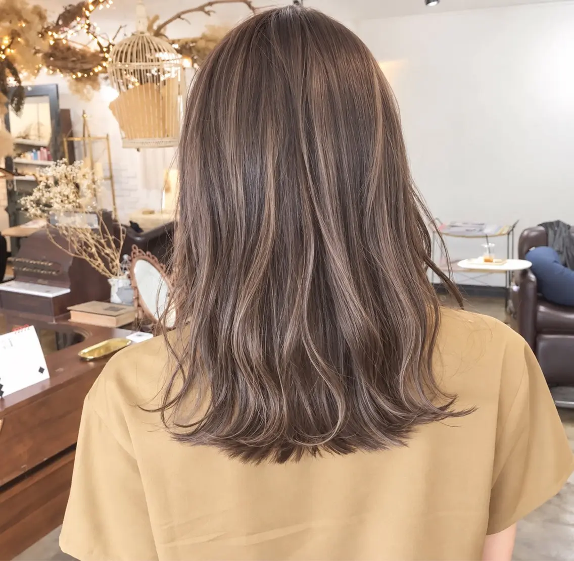 セミロング シャンブル 宜野湾のヘアスタイル