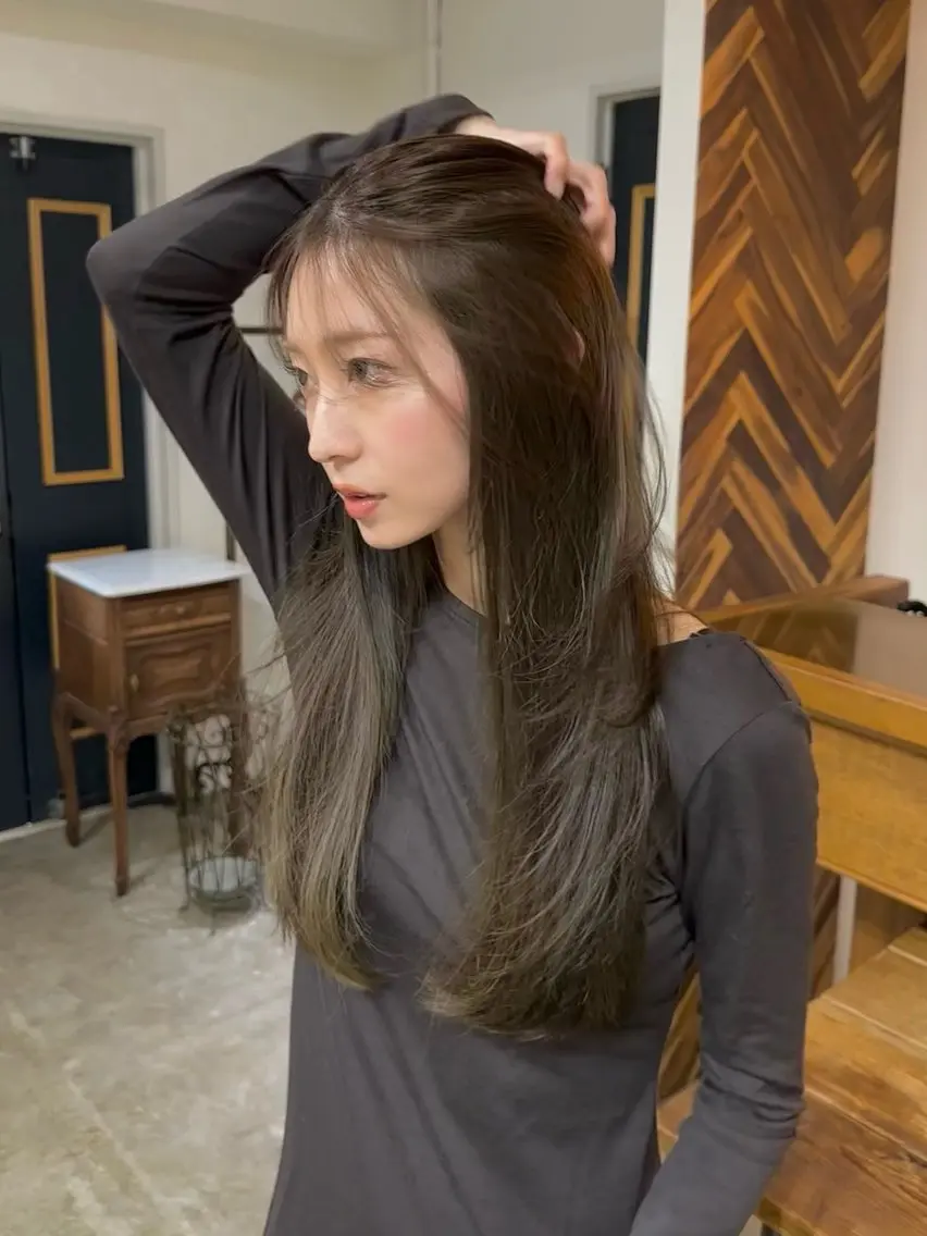 ロング カット ヘアカラー トリートメント NAGISA 🎀透明感カラー🎀のヘアスタイル