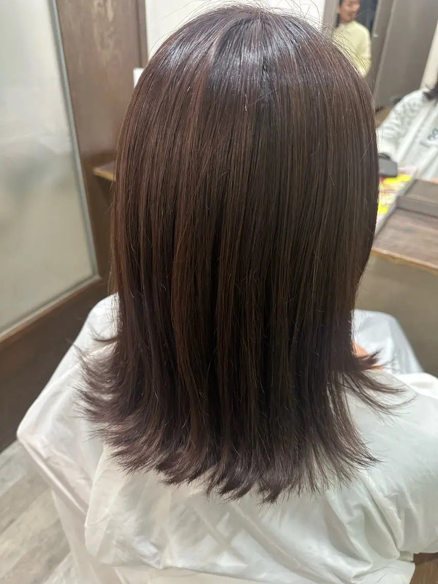 ミディアム 倉守 まいのヘアスタイル