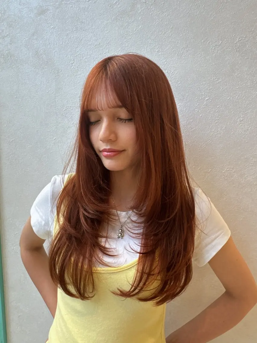 ロング 長屋 裕大のヘアスタイル