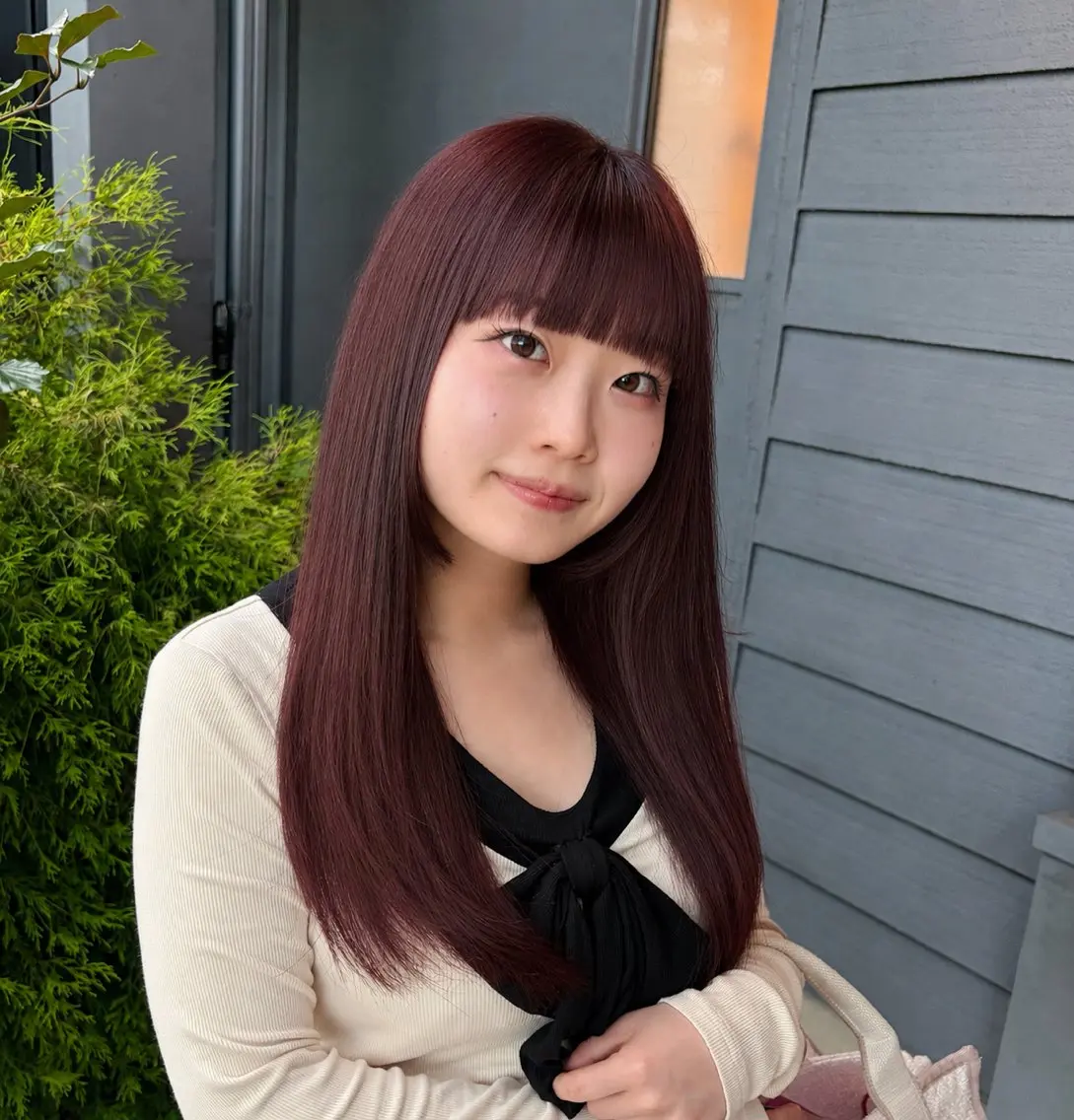 カラー ヘアカラー トリートメント 神尾 柚希のヘアスタイル