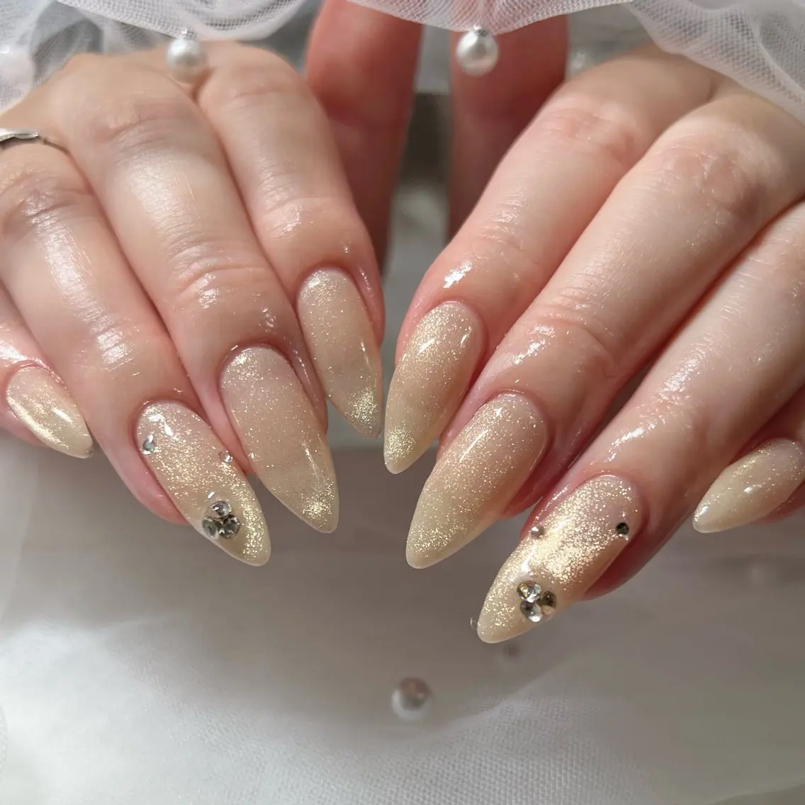 ネイル マグネットネイル ハンドネイル byul nails ビョルネイルのネイルデザイン
