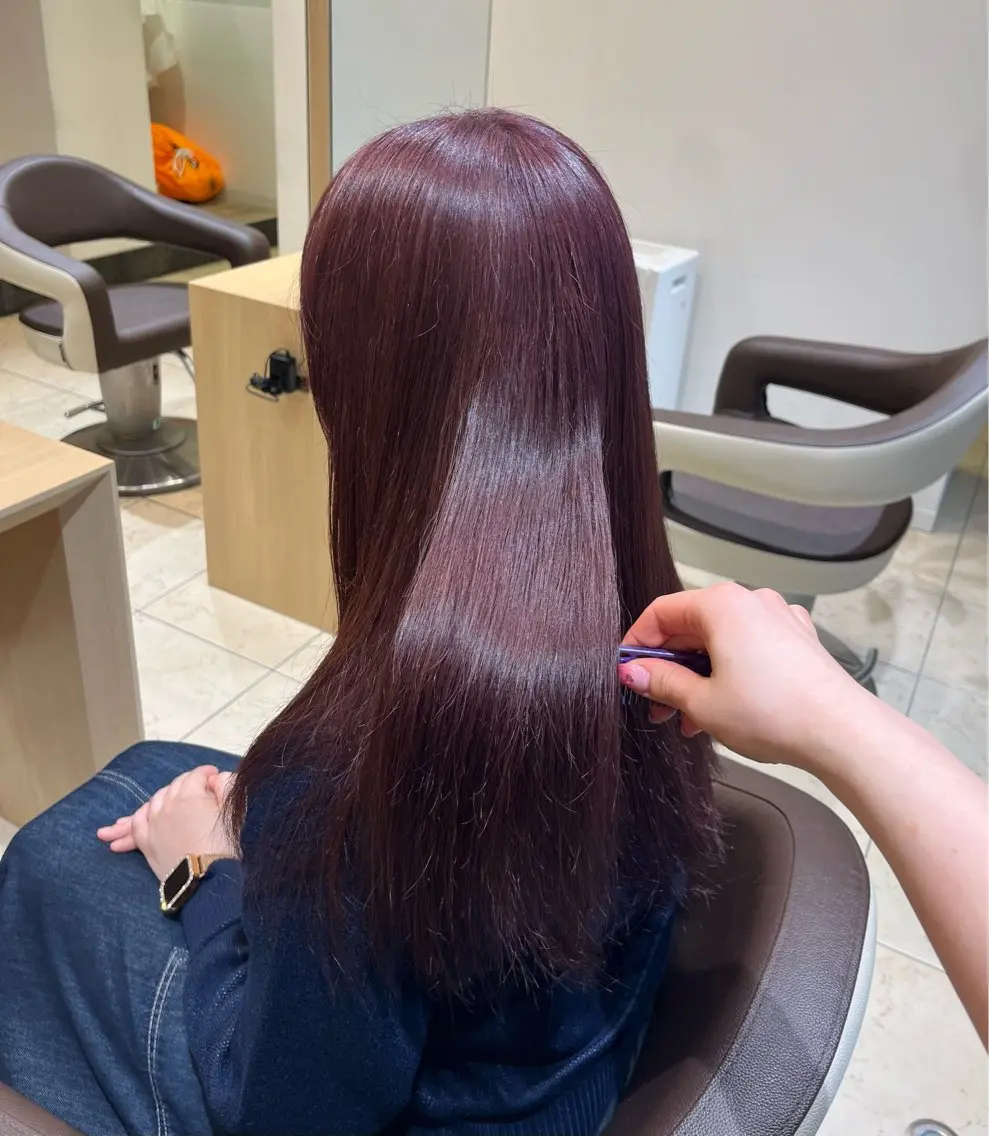 ロング 山田 梨乃のヘアスタイル