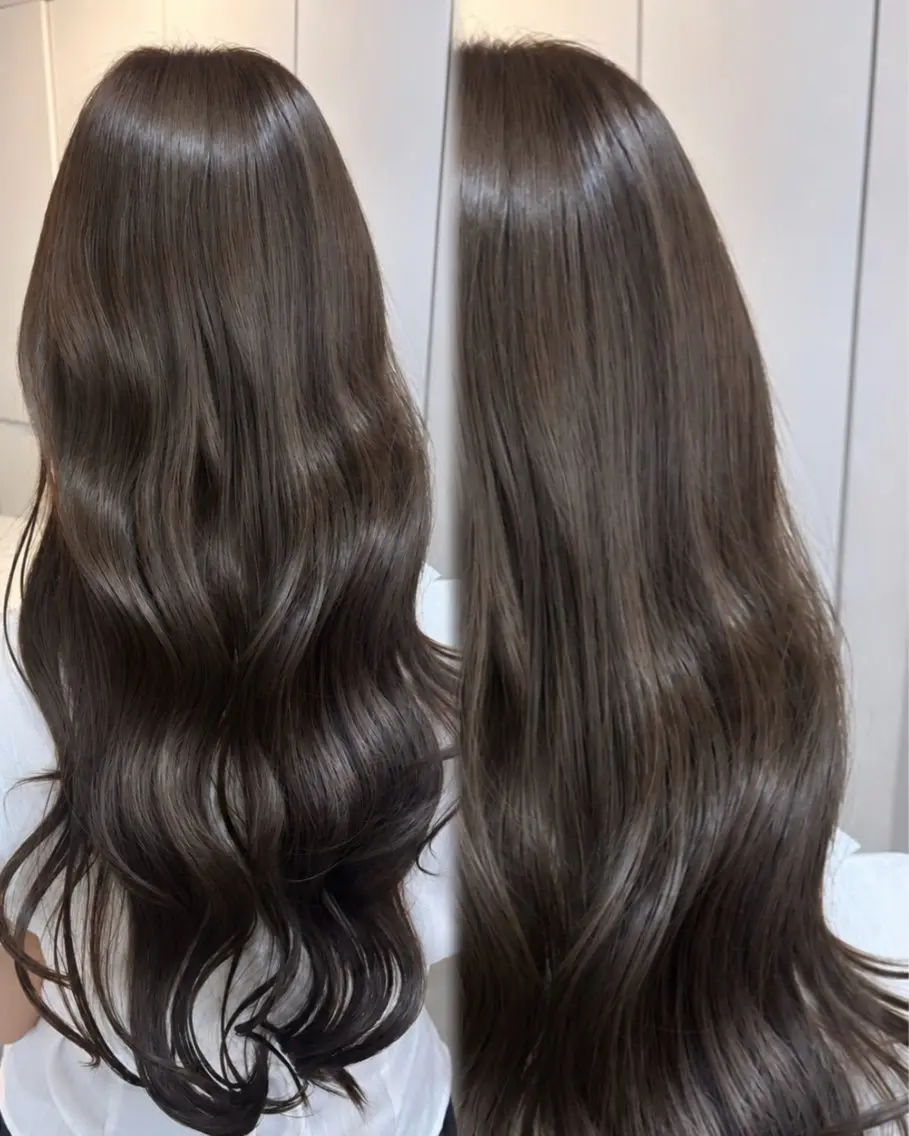 ロング トリートメント ヘアカラー kira 🫧のヘアスタイル