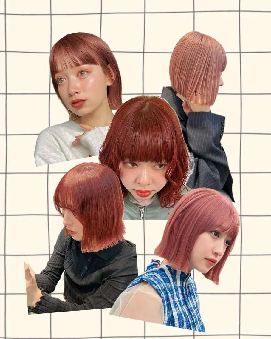 ブリーチ無しダブルカラーの写真