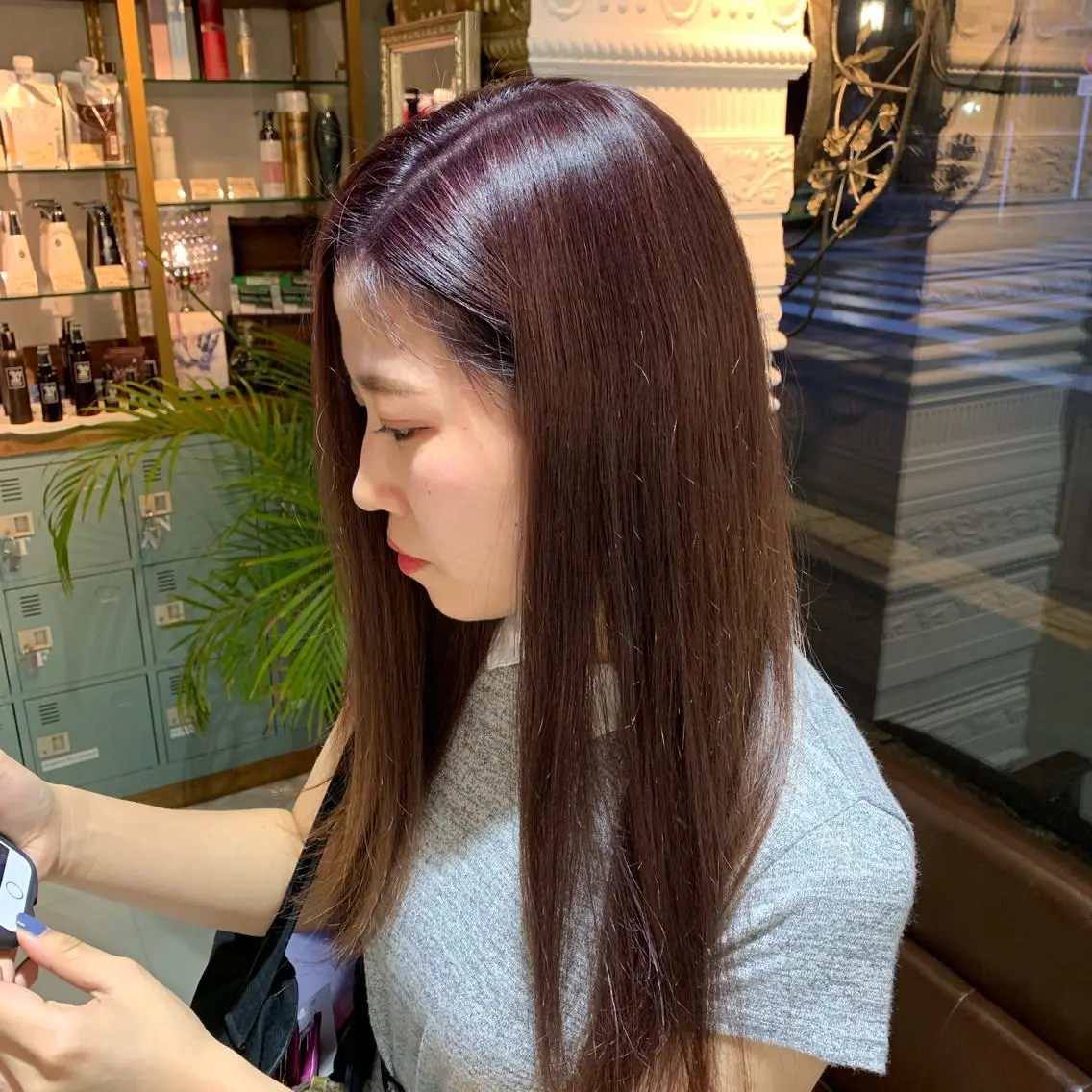 ロング ヘアカラー 👑満足度1000% 重村 春奈👑のヘアスタイル
