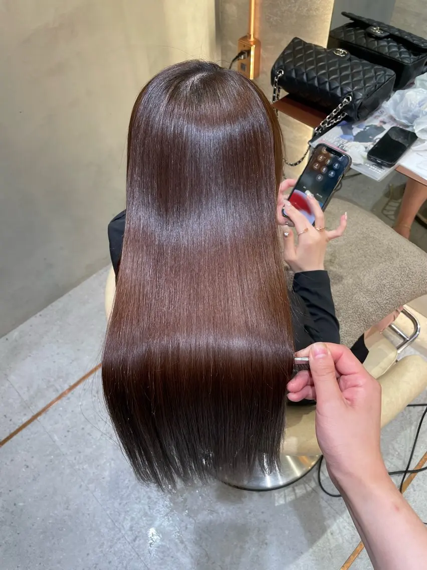 【人気no.1】似合わせカット&巻ける縮毛矯正🫧&トリートメント💎🫧の写真