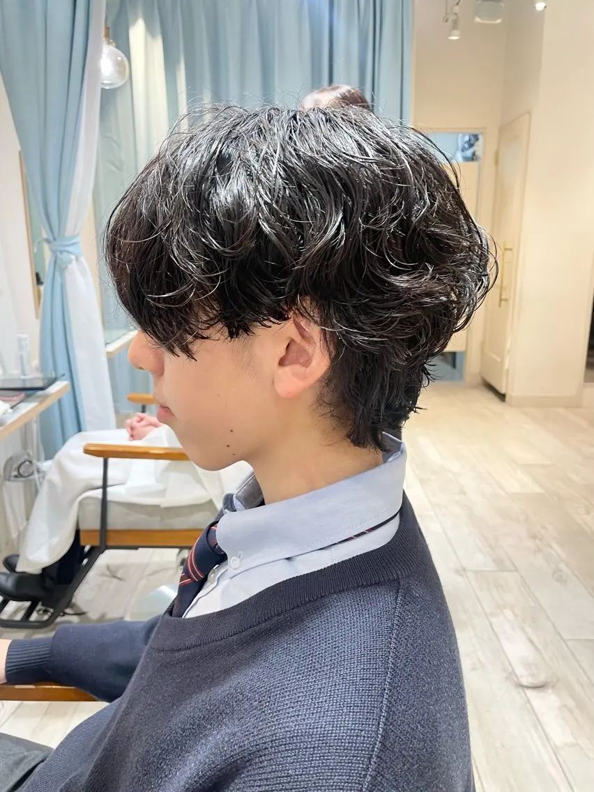パーマ メンズ メンズパーマ パーマモデル 募集中🦢渡邉のヘアスタイル
