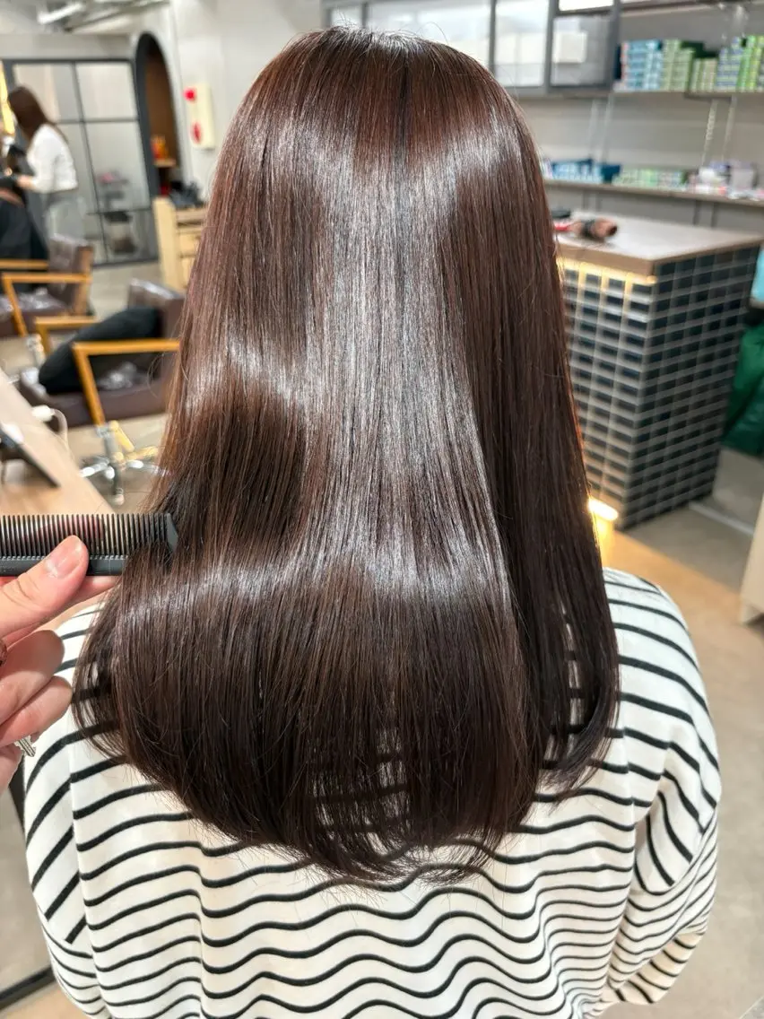 ロング 髪質改善 💎艶髪／縮毛特化 世麗💎のヘアスタイル