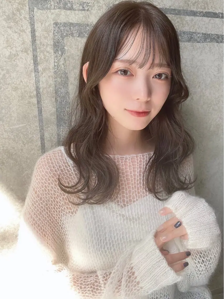 【2周年記念✨】前髪顔周りカット、透明感イルミナカラー、最高級オージュアトリートメント、最新美容ナノバブル付きの写真