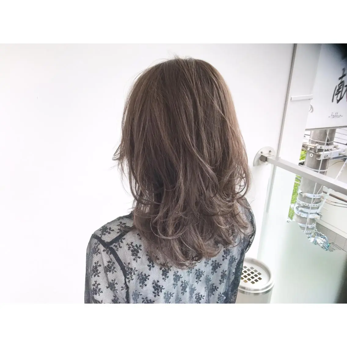 セミロング カラー パーマ ショート/レイヤー なら石井知希のヘアスタイル