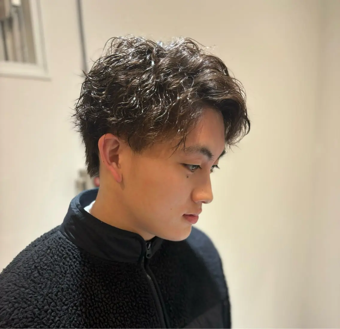 パーマ mile 〔東二見〕のヘアスタイル