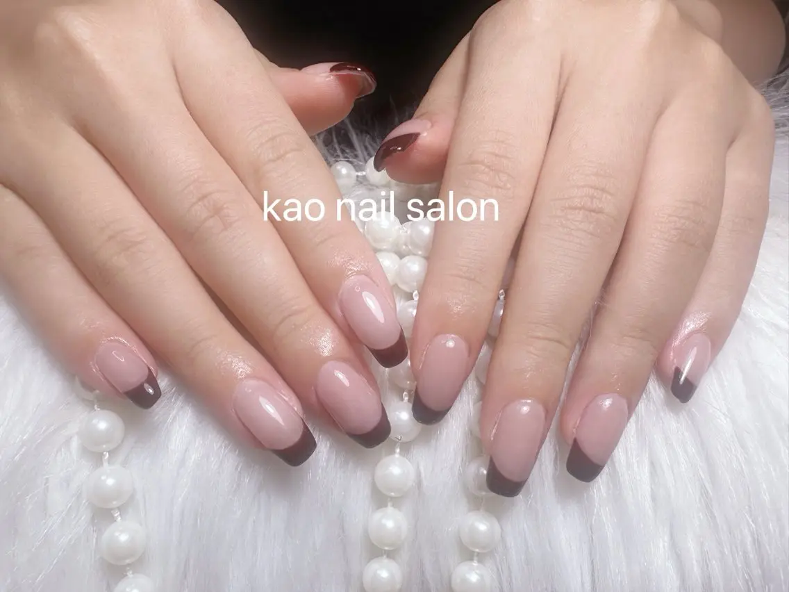 ネイル ハンドネイル kao nail マグネット/長さだしのネイルデザイン