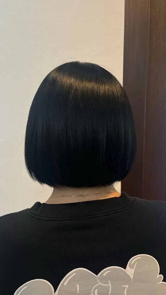 ショート ボブ カット ヘアカラー 🖤モデル募集中🖤 船越桃花のヘアスタイル
