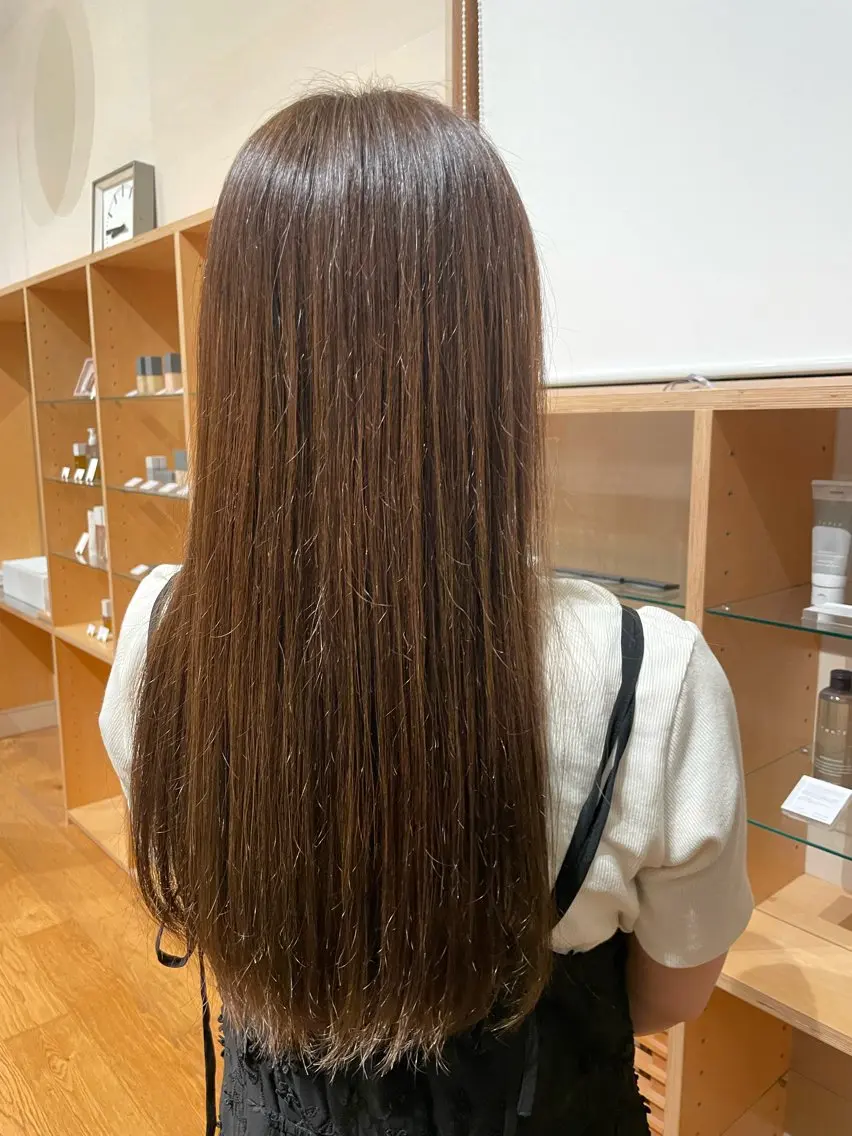 カラー ベージュカラー 大野 佑藍のヘアスタイル