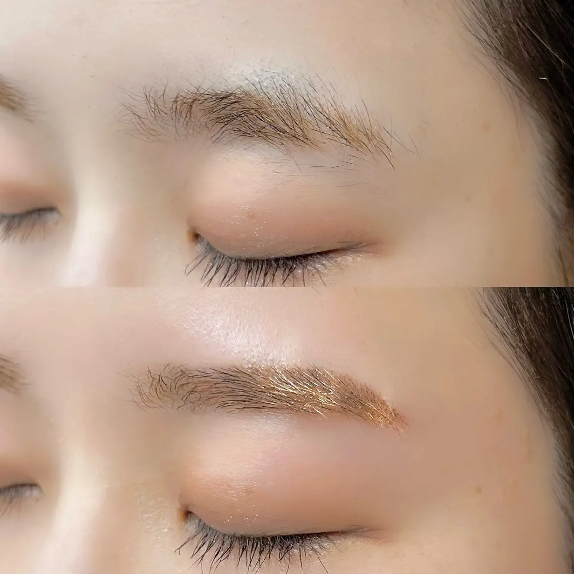 アイブロウ ワックス脱毛 眉カット 🎀🩶韓国風束感 エク/マナミ🪽のマツエク・マツパデザイン