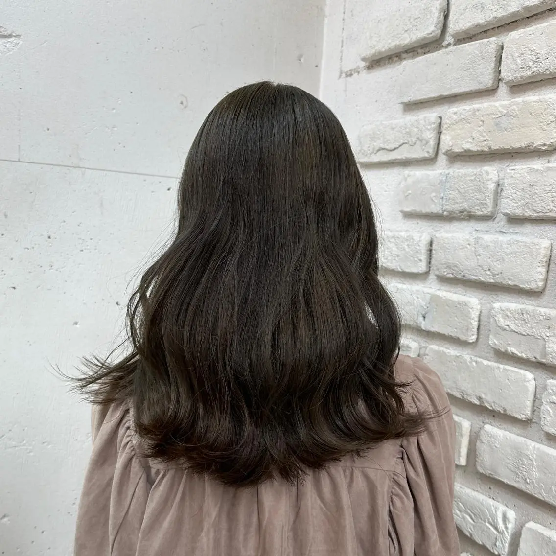 セミロング カラー 池袋駅徒歩4分 hondaのヘアスタイル