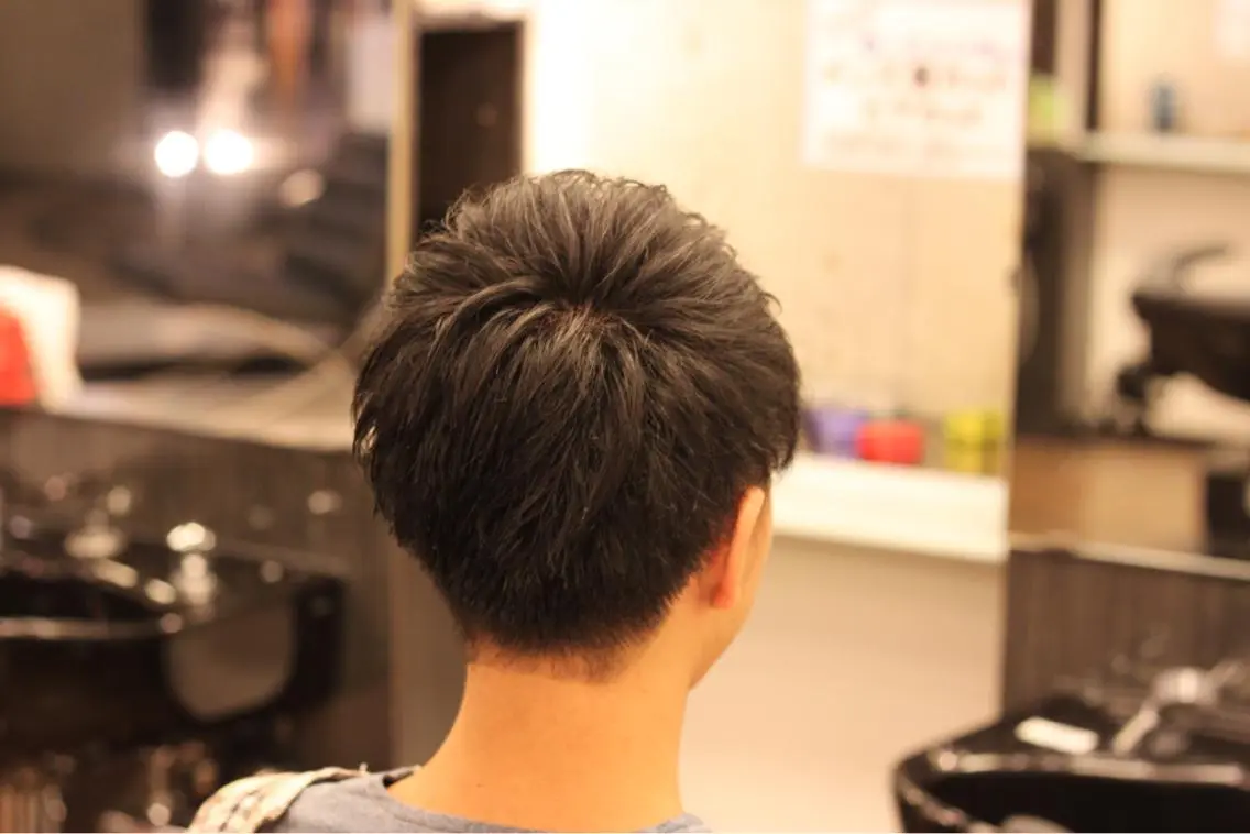 ショート メンズ カット ヘアセット 前田賢生 ご新規様はNGのヘアスタイル