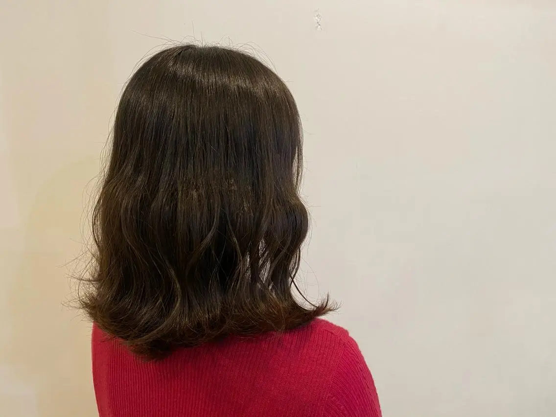ミディアム 齊藤 尚輝のヘアスタイル