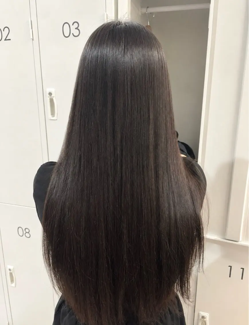 縮毛矯正 nana🎀/ 縮毛/ヘアカラー💖のヘアスタイル