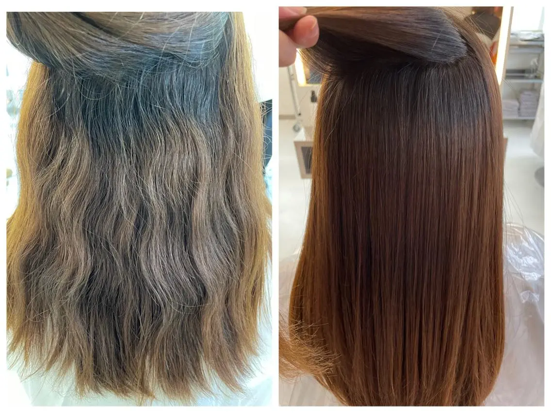 【くせ毛に悩まされている方向け🌀😵💫】超低ダメージ髪質改善ストレート+カット✂️プレミアムケア付き✨の写真