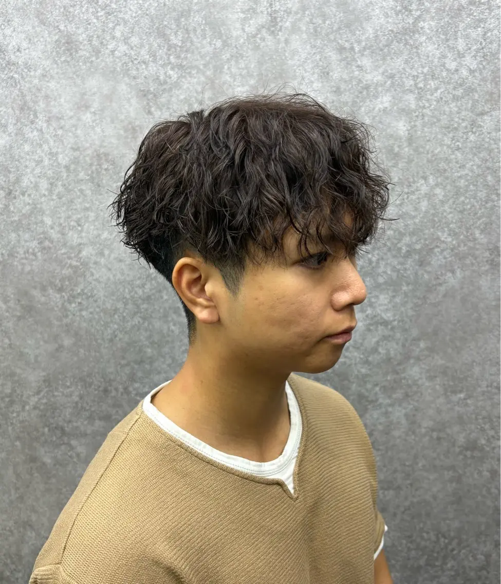 カラー パーマ メンズ メンズパーマ ツイストスパイラルパーマ スパイラルパーマ メンズパーマ特化 🌹RIO🌹のヘアスタイル