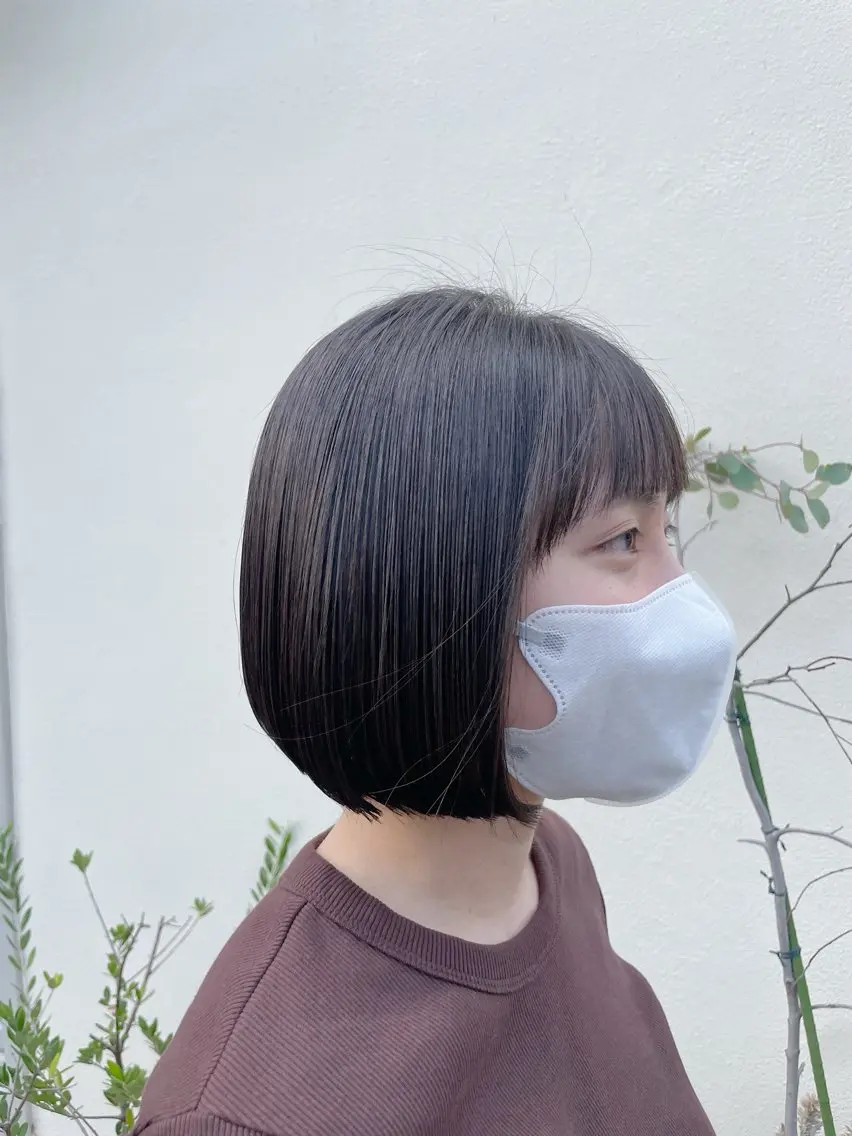 ミディアム 三國 栞音のヘアスタイル