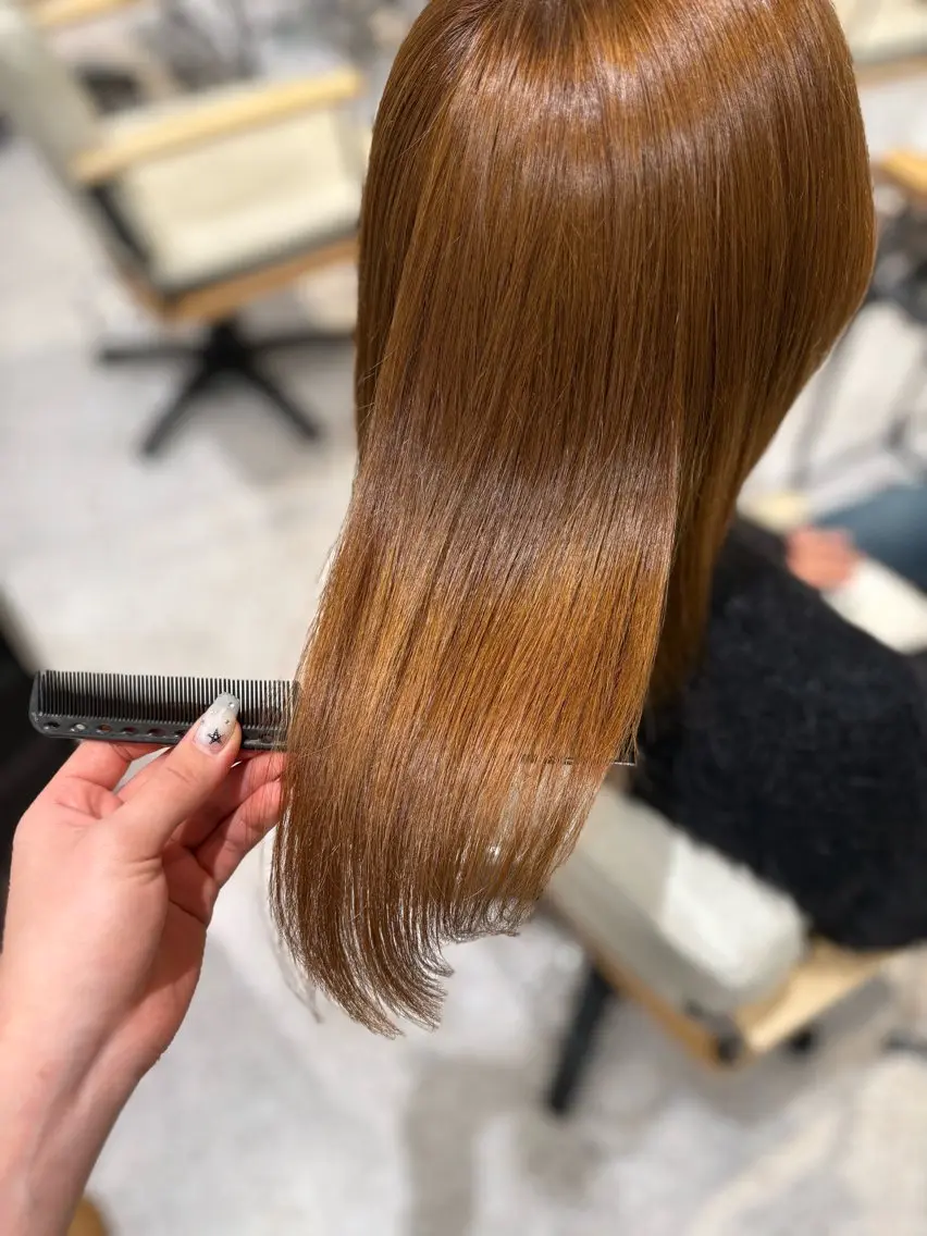 ロング カラー ブリーチ ダブルカラー ブリーチなしカラー ヘアカラー ブリーチ/マツエク 𝓡𝓲𝓷🫧のマツエク・マツパデザイン