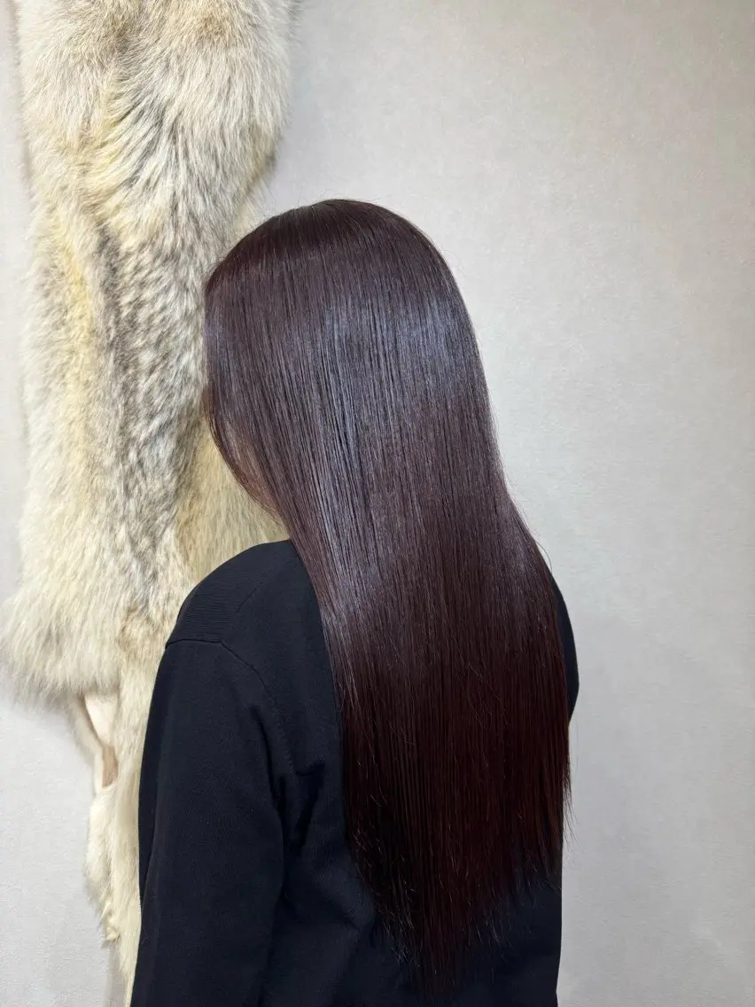 ロング カラー ヘアカラー 永野 いずみのヘアスタイル