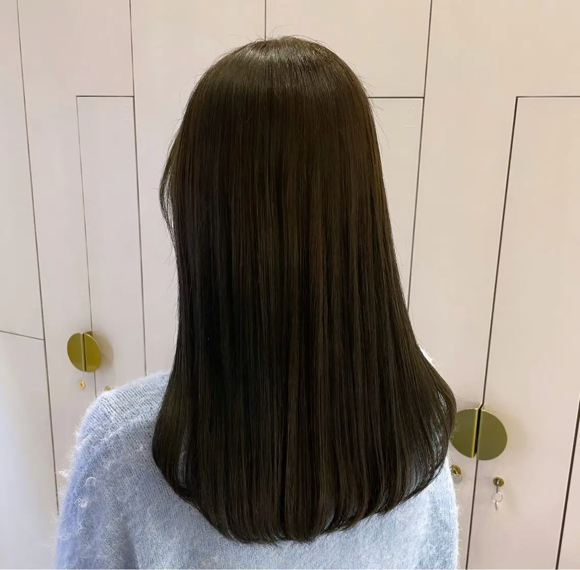 セミロング カラー カット ヘアカラー トリートメント 暖色/オリーブカラー /中村未来🍒🫒のヘアスタイル
