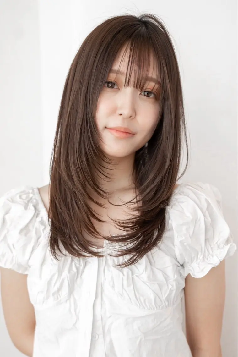 【🍀生まれ変わる艶髪🍀】似合わせカット＋ケアカラー＋髪質改善トリートメントの写真