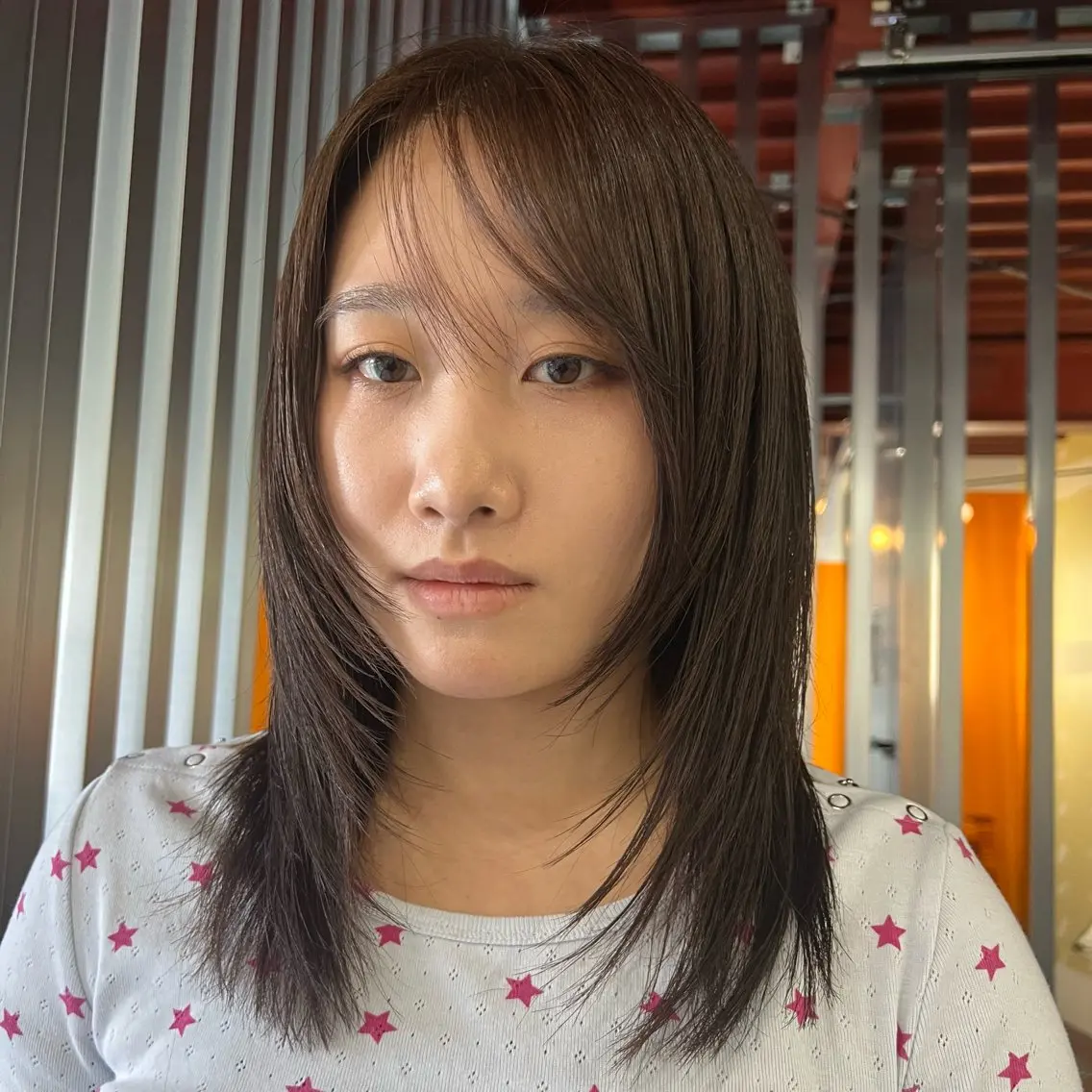 ミディアム ヘアカラー ［　］shiro hikariのヘアスタイル
