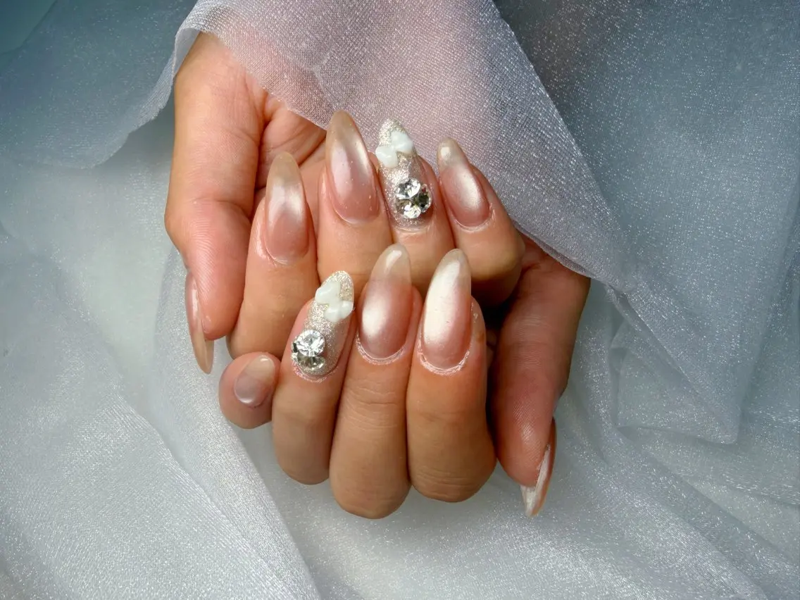 ネイル ワンホンネイル ハンドネイル Queennail 北堀江Yumiのネイルデザイン