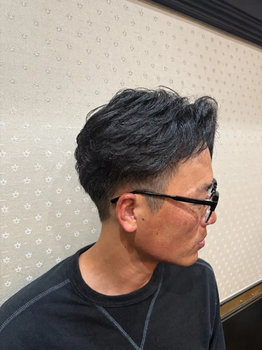 ショート パーマ ナガタ ナナミのヘアスタイル