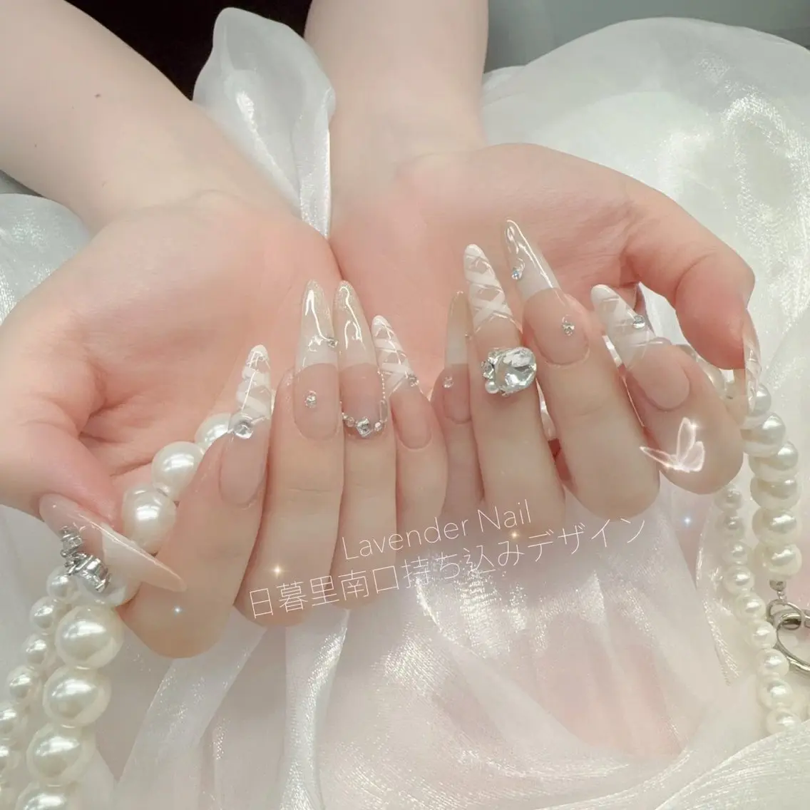 ネイル ラベンダー💖日暮里 ルル💖ネイルのネイルデザイン