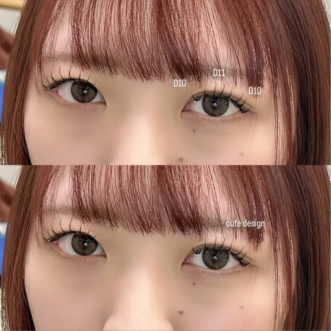 マツエク・マツパ マツエク 束感まつ毛/艶カラー おがたゆうか🎀のマツエク・マツパデザイン