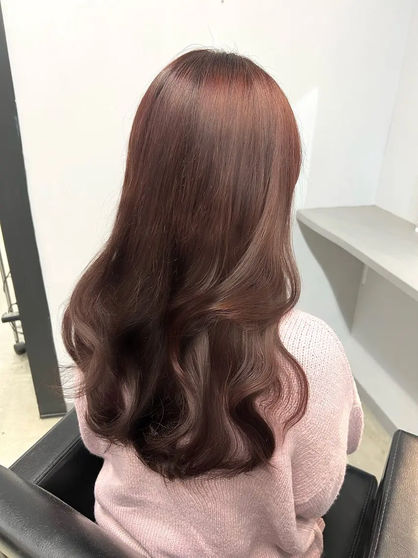 ロング カット ヘアカラー lafit kaede/韓国ヘアのヘアスタイル