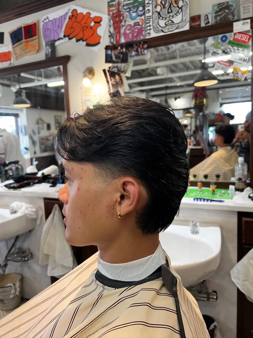 ショート パーマ メンズ 虎 太郎のヘアスタイル