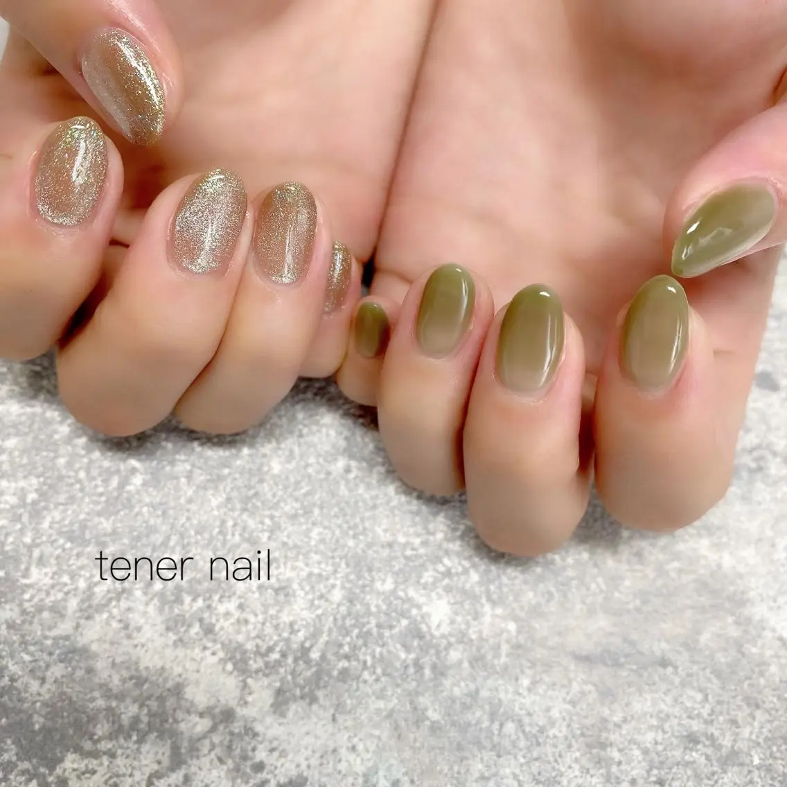 ネイル マグネットネイル ワンカラーネイル テネルネイル tener nailのネイルデザイン