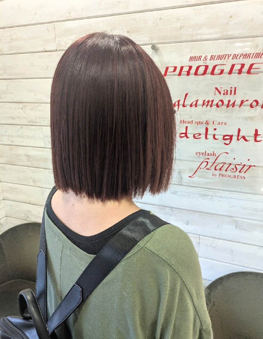 カラー ブラウンカラー ピンクカラー ヘアカラー 小林 凜のヘアスタイル