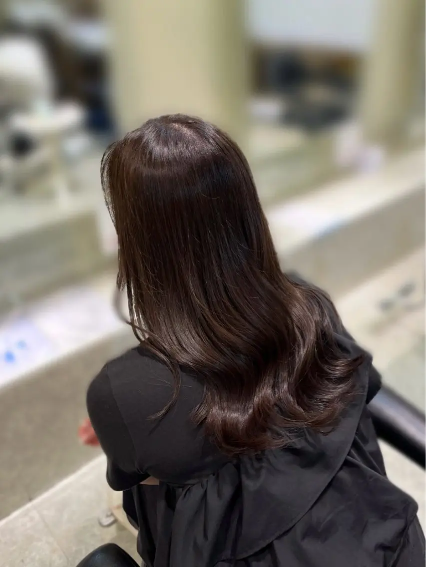 セミロング ヘアカラー トリートメント ヘッドスパ Ayumi / Lee尼崎のヘアスタイル