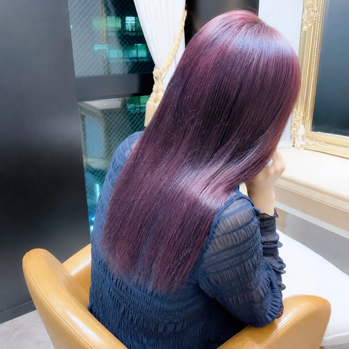 ロング ロング ヘアカラー トリートメント 縮毛矯正／髪質改善 小野竜聖のヘアスタイル