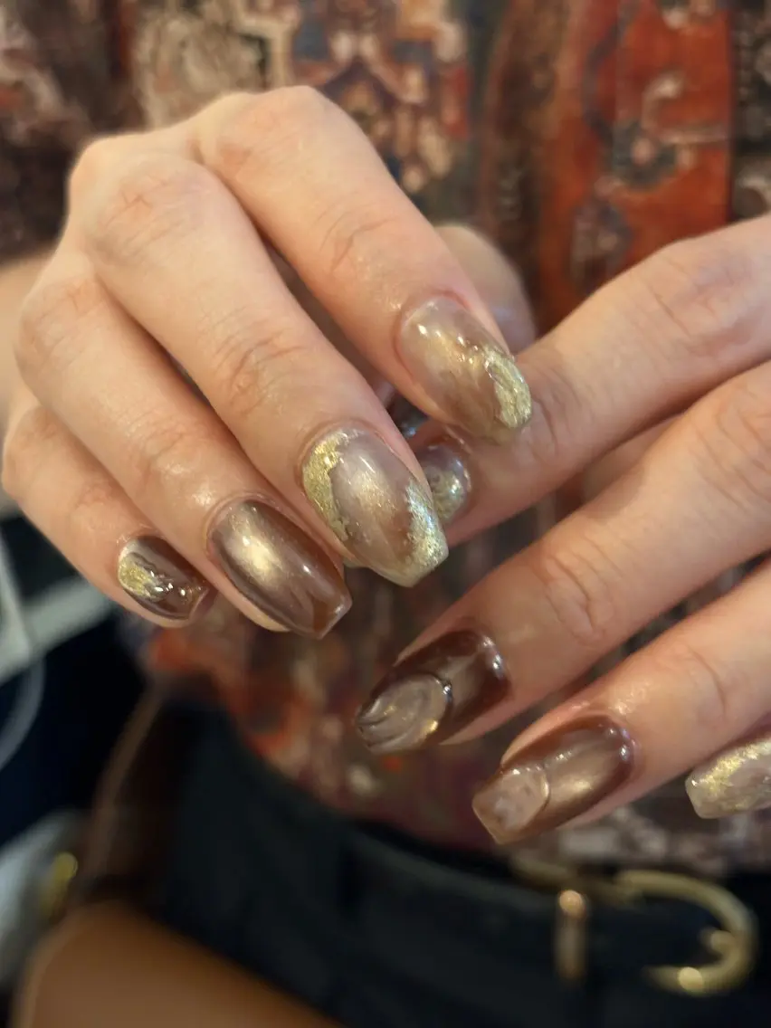 ネイル ニュアンスネイル モチヅキ ナナのネイルデザイン
