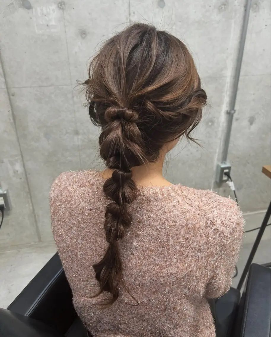 ロング ヘアセット lafit kaede/韓国ヘアのヘアスタイル