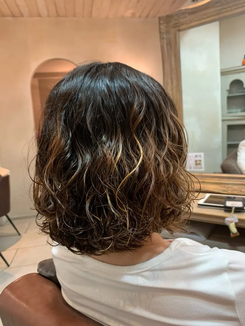 【5名様限定】🌀ショートカットデジタルパーマ+クイックトリートメント🌀の写真