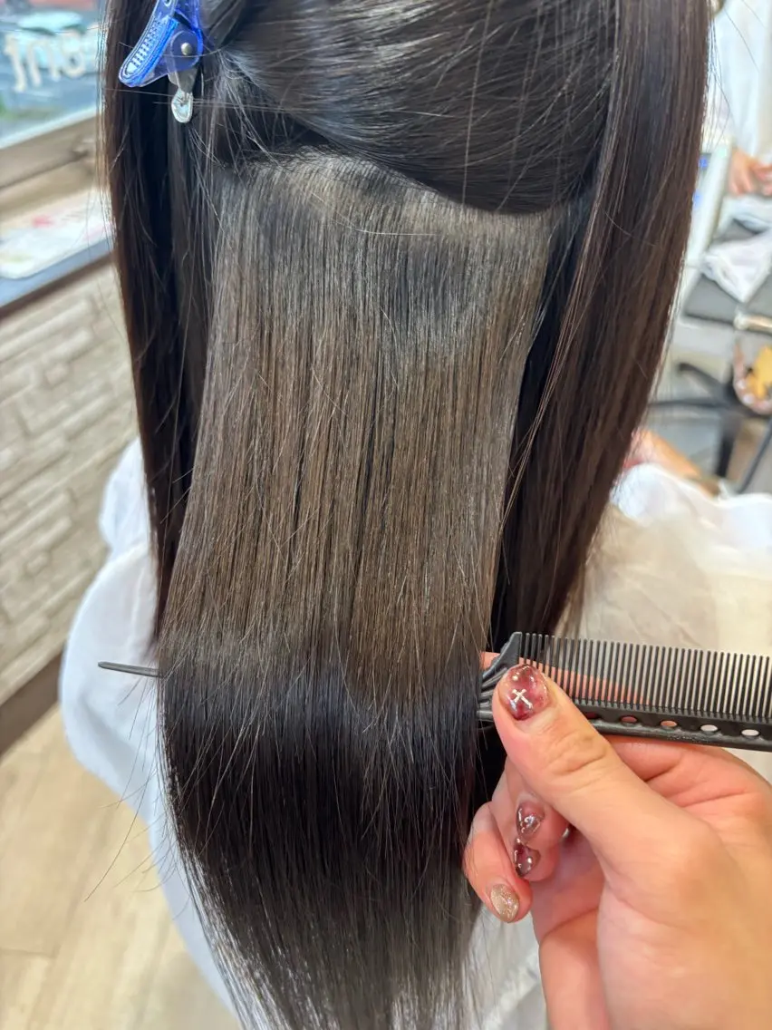 ロング 縮毛矯正 【モデル様募集中】 渡邊 マサキのヘアスタイル