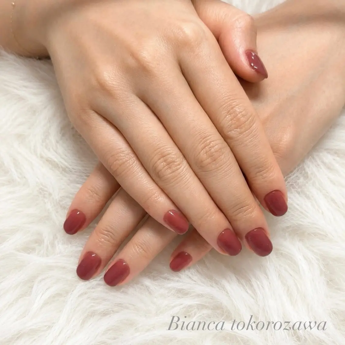 【オフあり】ハンド💅ワンカラーネイル 所沢✨️パラジェル変更🉑🙆♀️の写真