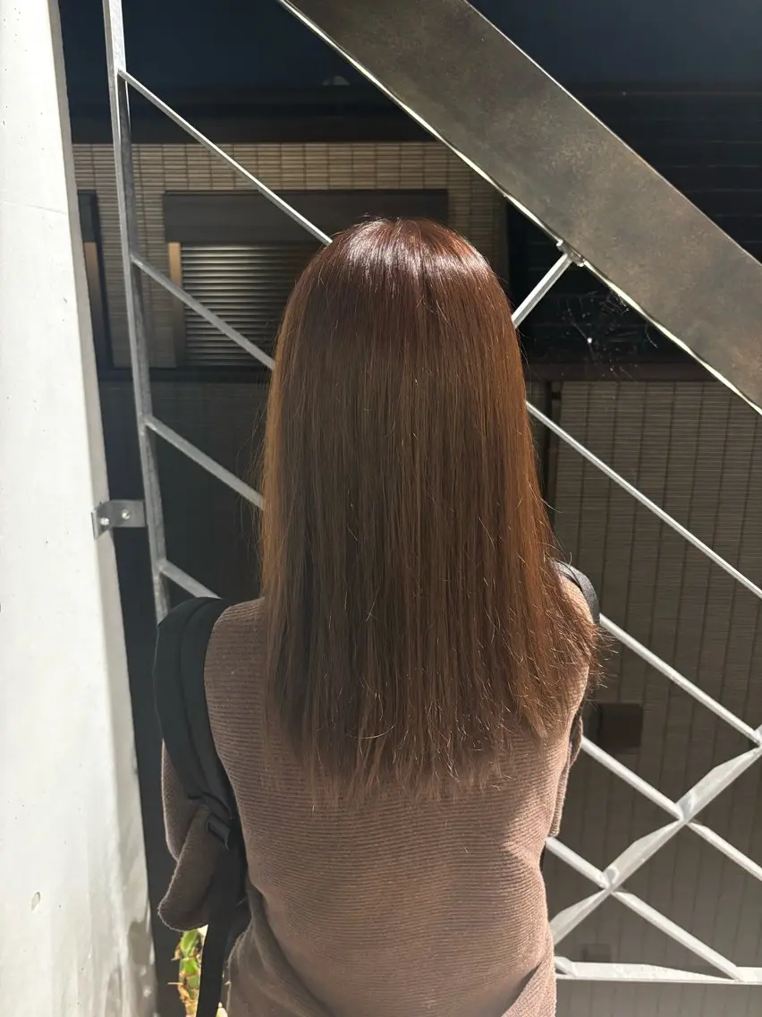 セミロング カラー ﾌｸﾀﾞ ﾚﾝのヘアスタイル