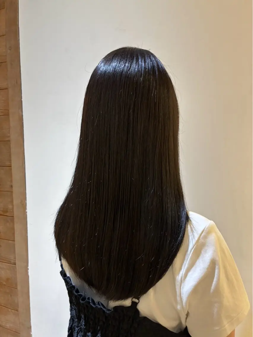 セミロング ヘアカラー トリートメント 悠良/平塚店 似合わせスタイリストのヘアスタイル