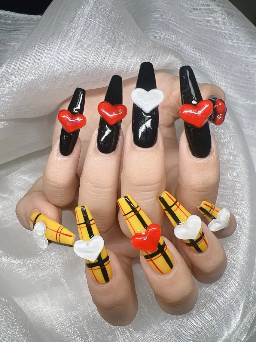 ネイル 長さ出し グラデーション 卒業式 キラキラネイル マグネットネイル ハンドネイル Lee Nails チップ長さだし専門店のネイルデザイン